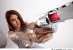 MOLLY SITTING POSE WITH GUN